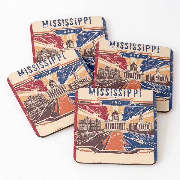 Item preview, Mississippi 1950s USA Vintage Retro Tourism  designed and sold by TravelersGems.