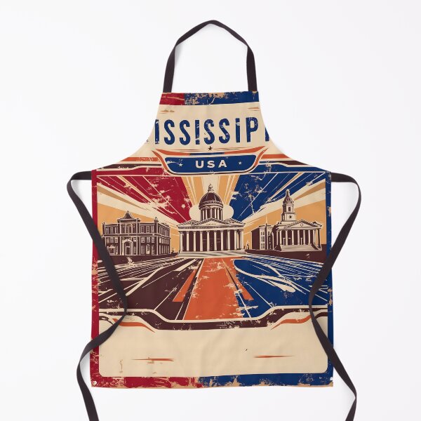 Item preview, Mississippi 1950s USA Vintage Retro Tourism designed and sold by TravelersGems.