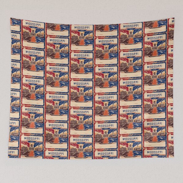 Item preview, Mississippi 1950s USA Vintage Retro Tourism  designed and sold by TravelersGems.