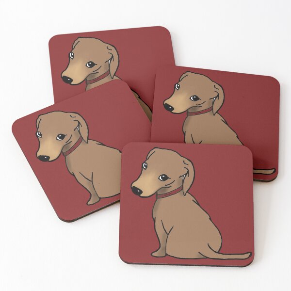 Item preview, Cute dachshund Oliver, drawn by hand designed and sold by IneffableIllust.