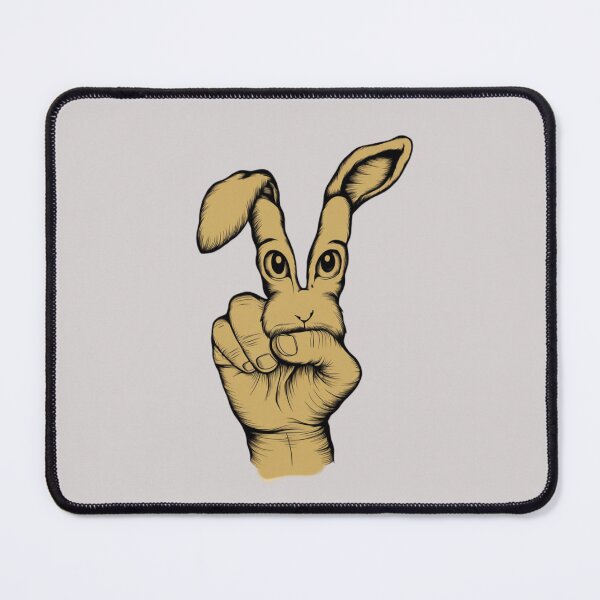 Item preview, Bunny hand making a 'Peace' gesture designed and sold by 123ks.