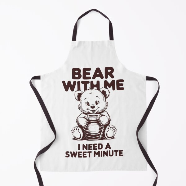 Item preview, Cute Bear Honey Pun - Bear With Me designed and sold by Taans-Creation.