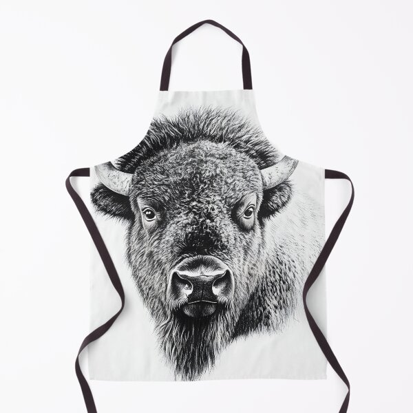 Item preview, Realistic Bison pencil drawing designed and sold by Pencil-Art.