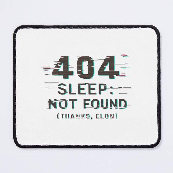 Item preview, Tesla Bumper 404 SLEEP NOT FOUND Thanks Elon designed and sold by SanadDiab.