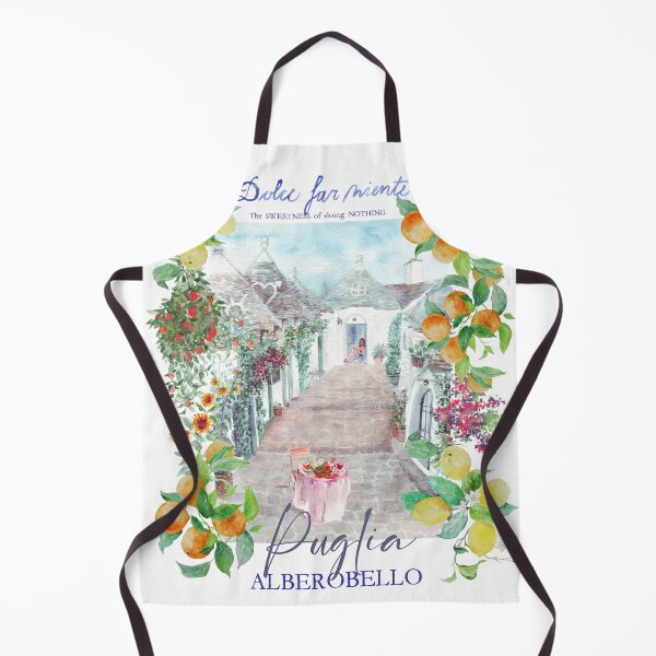 Item preview, DOLCE far NIENTE the sweetness of doing nothing, travel poster Alberobello, Puglia, Italy by Katarina Roccella designed and sold by Katarina Roccella.