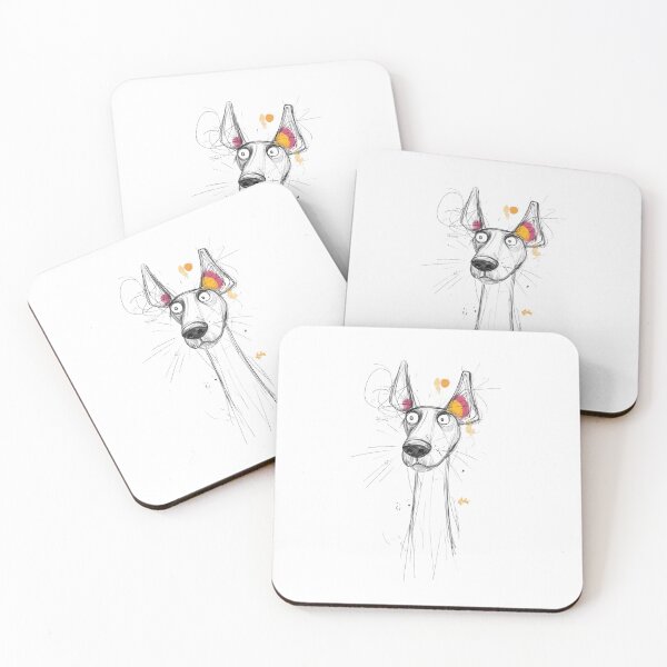 Item preview, Greyhound colored a little pdenco, a little frosty designed and sold by aghnadarragh.