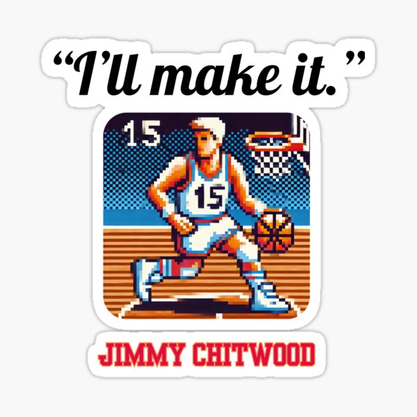 Item preview, 8bit retro video game Jimmy Chitwood designed and sold by Pop, Culture and Stuff.