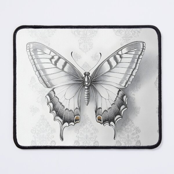 Item preview, Realistic monarch butterfly pencil drawing designed and sold by Pencil-Art.