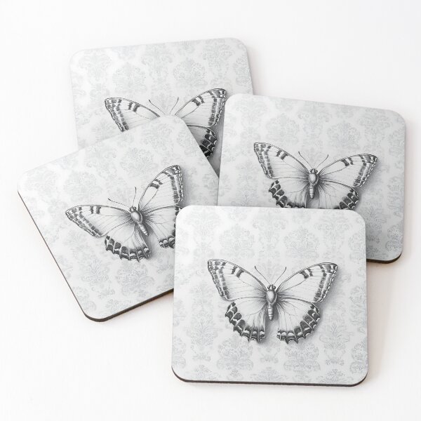 Item preview, Realistic monarch butterfly pencil drawing designed and sold by Pencil-Art.