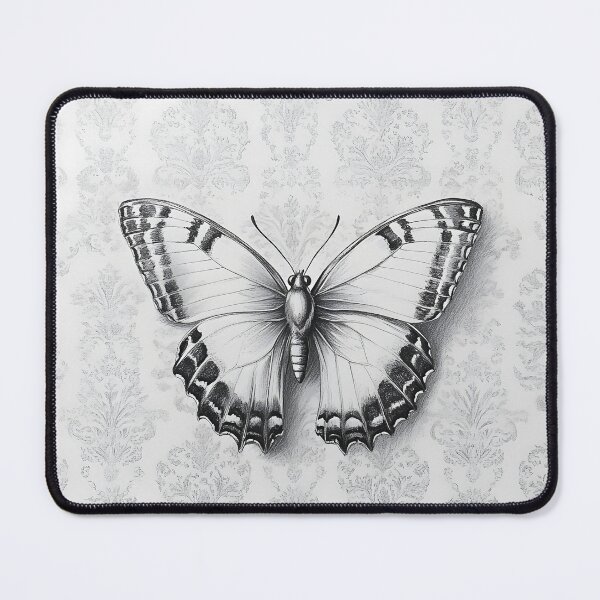 Item preview, Realistic monarch butterfly pencil drawing designed and sold by Pencil-Art.