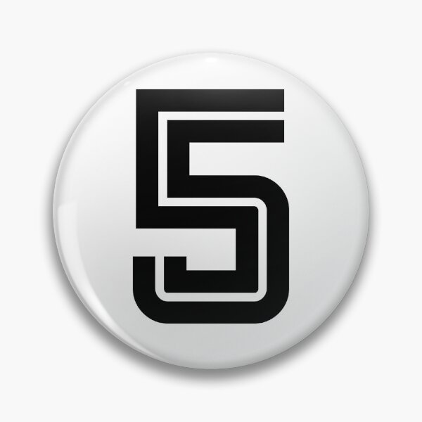 Item preview, No. 5 / Player Number Five / Football Player Number 5 (Black) designed and sold by STUDIO-72.