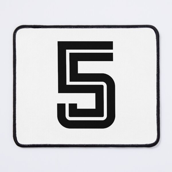 Item preview, No. 5 / Player Number Five / Football Player Number 5 (Black) designed and sold by STUDIO-72.