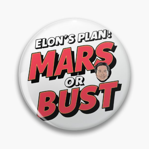 Item preview, Tesla Bumper Elon's Plan! MARS OR BUST designed and sold by SanadDiab.