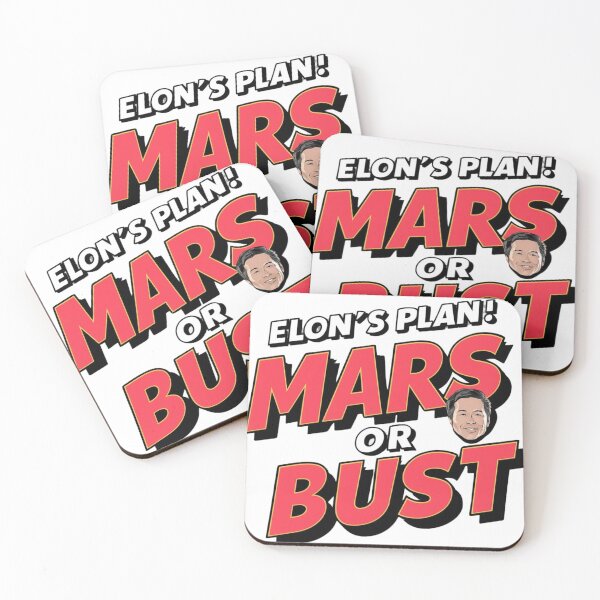 Item preview, Tesla Bumper Elon's Plan! MARS OR BUST designed and sold by SanadDiab.