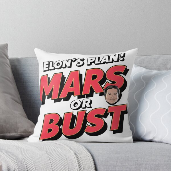 Item preview, Tesla Bumper Elon's Plan! MARS OR BUST designed and sold by SanadDiab.