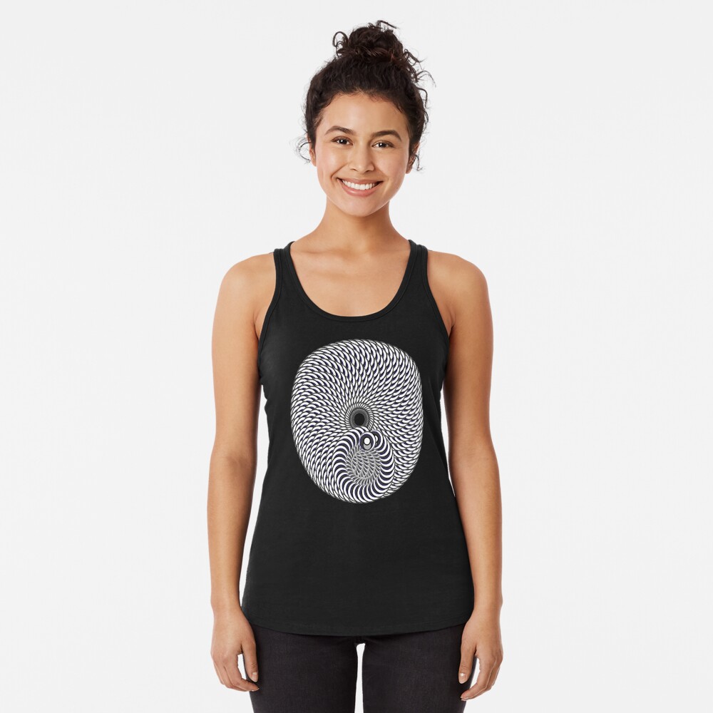 Vista previa del artículo con la obra «Camiseta con espalda nadadora», diseñado y vendido por ArtInArtOut.