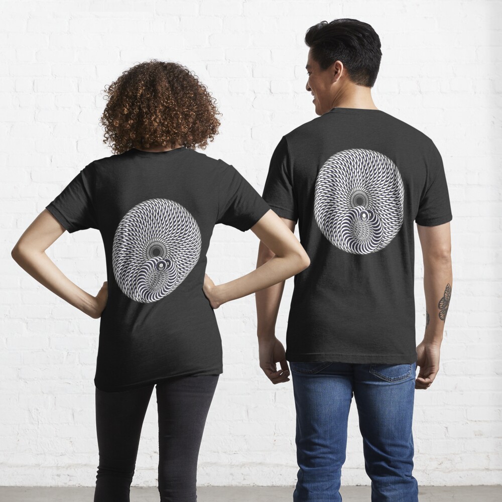 Vista previa del artículo con la obra «Camiseta esencial», diseñado y vendido por ArtInArtOut.