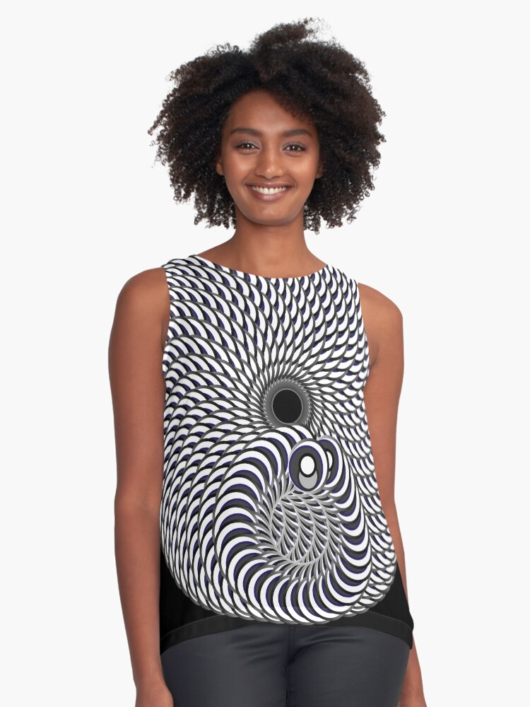 Vista previa del artículo con la obra «Blusa sin mangas», diseñado y vendido por ArtInArtOut.