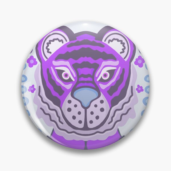 Item preview, Tiger & Flowers 2 designed and sold by LittleMysticShop.