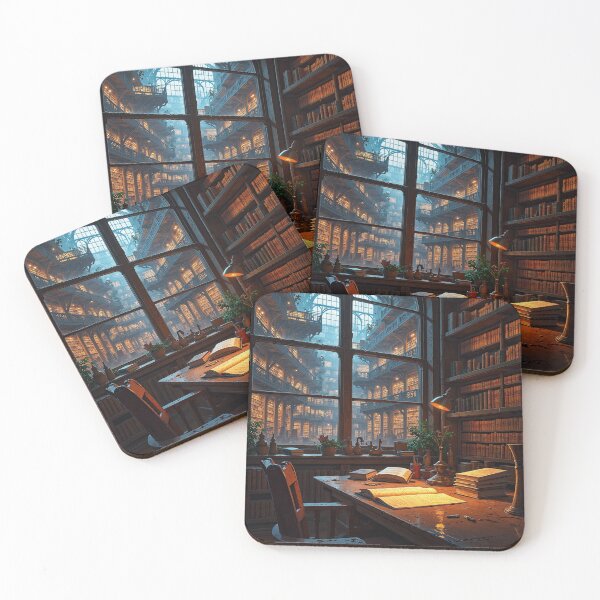 Item preview, Grand Library With Endless Bookshelves designed and sold by DafGole.