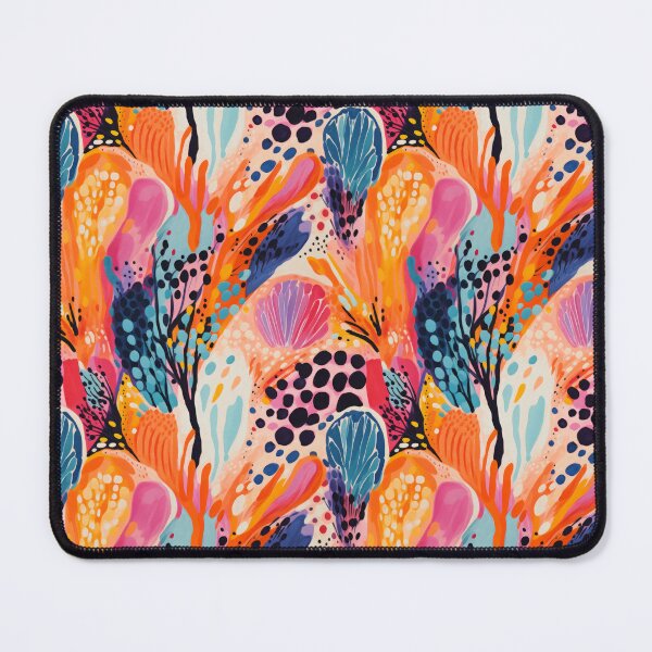 Item preview, Vibrant Abstract Coral Reef Pattern designed and sold by SpiritedArtwork.