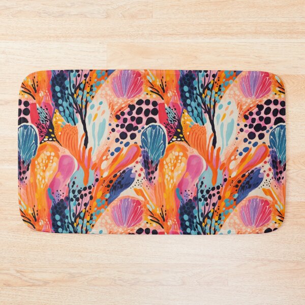Item preview, Vibrant Abstract Coral Reef Pattern designed and sold by SpiritedArtwork.
