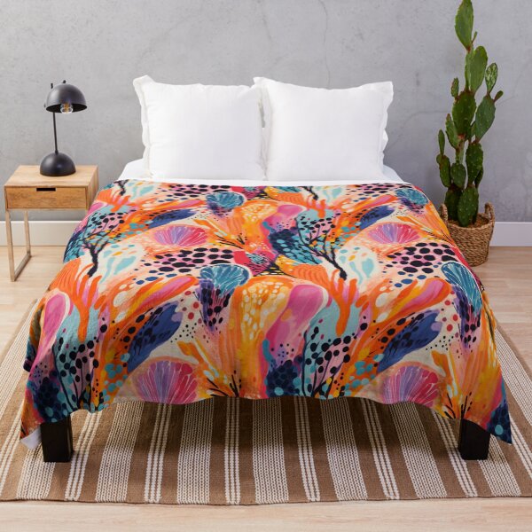 Item preview, Vibrant Abstract Coral Reef Pattern designed and sold by SpiritedArtwork.