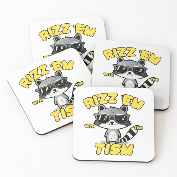 Item preview, Rizz em with tism Funny Animal Print designed and sold by StylishDesigns_ByJohn.
