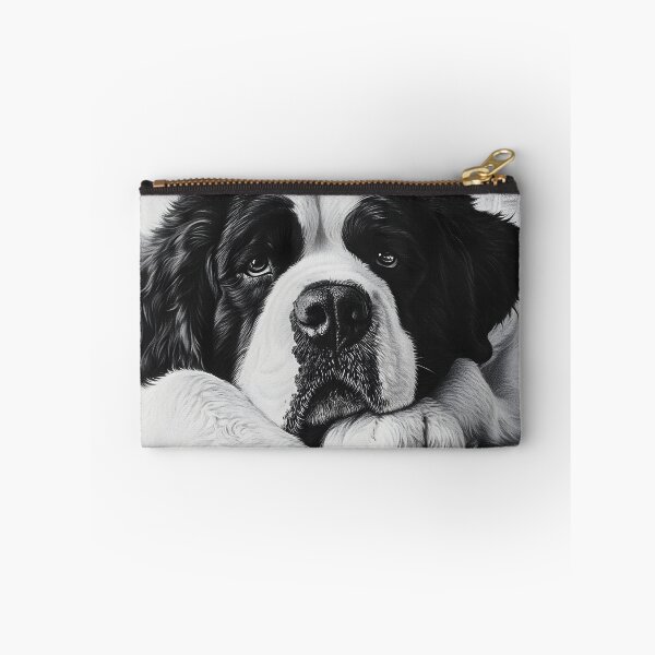 Item preview, Realistic Saint Bernard pencil drawing designed and sold by Pencil-Art.