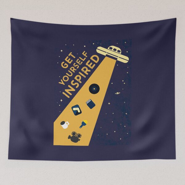 Item preview, Get Yourself Inspired Spaceship designed and sold by TKsuited.