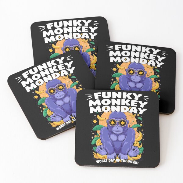 Item preview, Funky Monkey Monday Worst Day of The Week designed and sold by MonkiFlipp.
