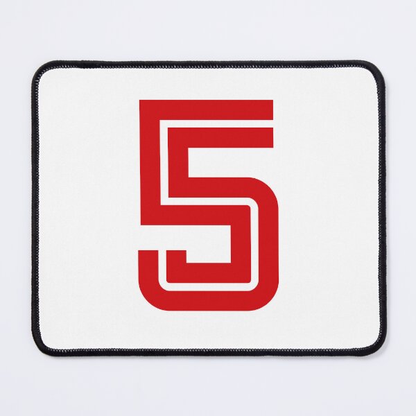 Item preview, No. 5 / Player Number Five / Football Player Number 5 (Red) designed and sold by STUDIO-72.
