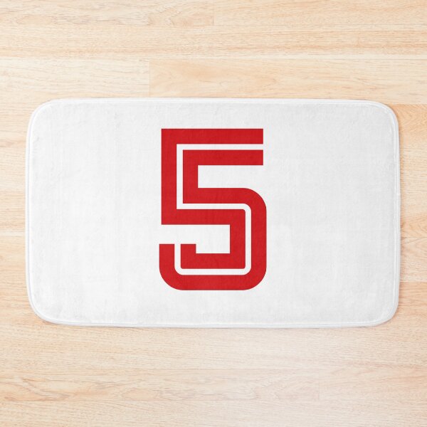 Item preview, No. 5 / Player Number Five / Football Player Number 5 (Red) designed and sold by STUDIO-72.