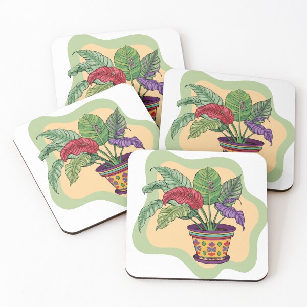 Item preview, Green Indoor House Plant Round Sticker designed and sold by colorleafz.