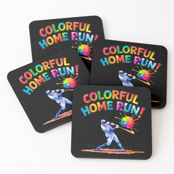 Item preview,  Baseball Ice Cream Colorful Colorful Home Run designed and sold by Amanda's Factory.