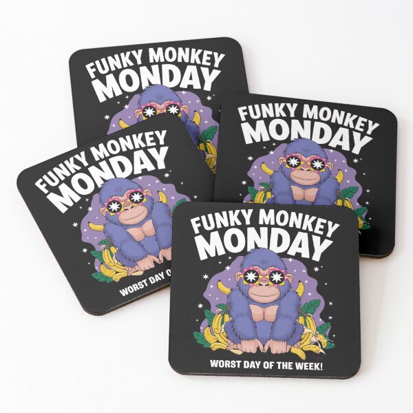 Item preview, Funky Monkey Monday Worst Day of The Week designed and sold by MonkiFlipp.