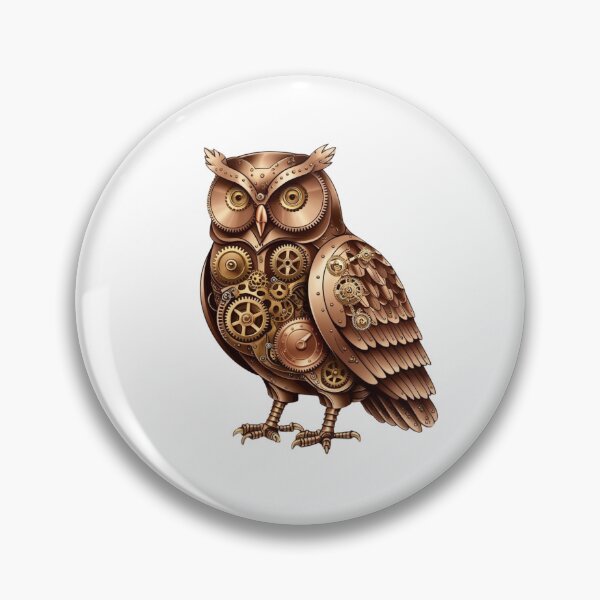 Item preview, Steampunk Owl – Intricate Mechanical Gearwork Design designed and sold by CoachCreates.