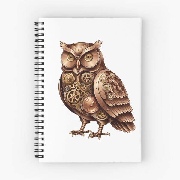 Item preview, Steampunk Owl – Intricate Mechanical Gearwork Design designed and sold by CoachCreates.
