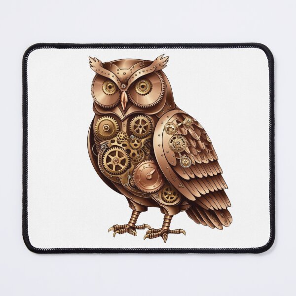Item preview, Steampunk Owl – Intricate Mechanical Gearwork Design designed and sold by CoachCreates.
