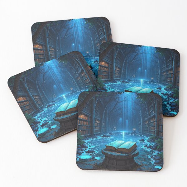 Item preview, Mystical Library Flooded by Moonlight designed and sold by DafGole.