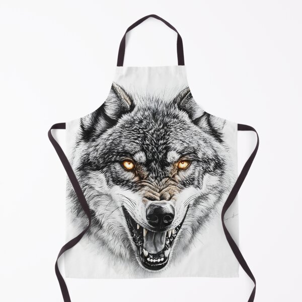 Item preview, Realistic Wolf pencil drawing designed and sold by Pencil-Art.