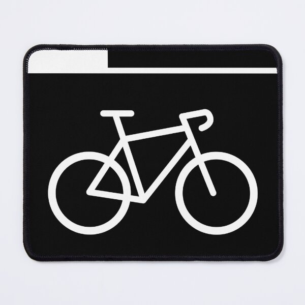 Item preview, Bike Lane - No Parking (with bike) white > black designed and sold by sneakawaystudio.