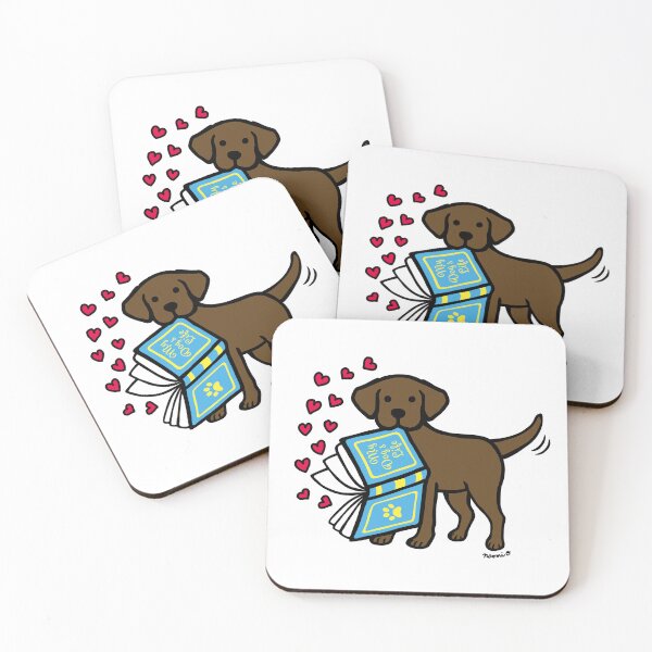 Item preview, Chocolate Labrador Book Of Love designed and sold by HappyLabradors.