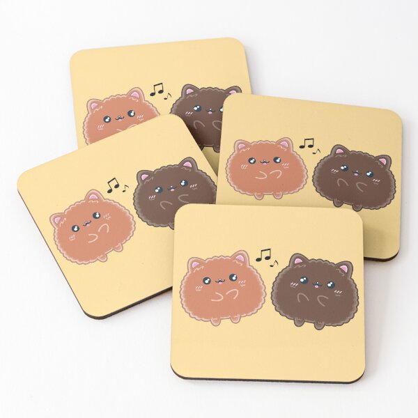Item preview, happy fluffy cats dancing designed and sold by Esinald.