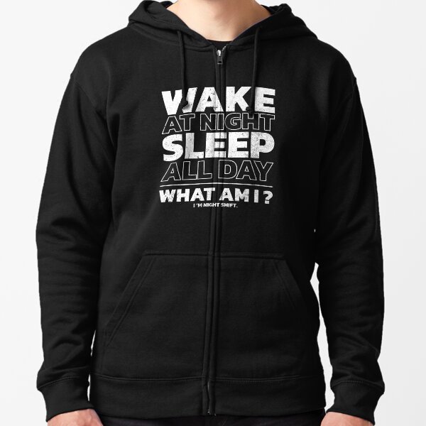 Artikel-Vorschau von „Nachts wach, tagsüber schlafen. Was bin ich?“ | T-Shirt., designt und verkauft von imageknockout.