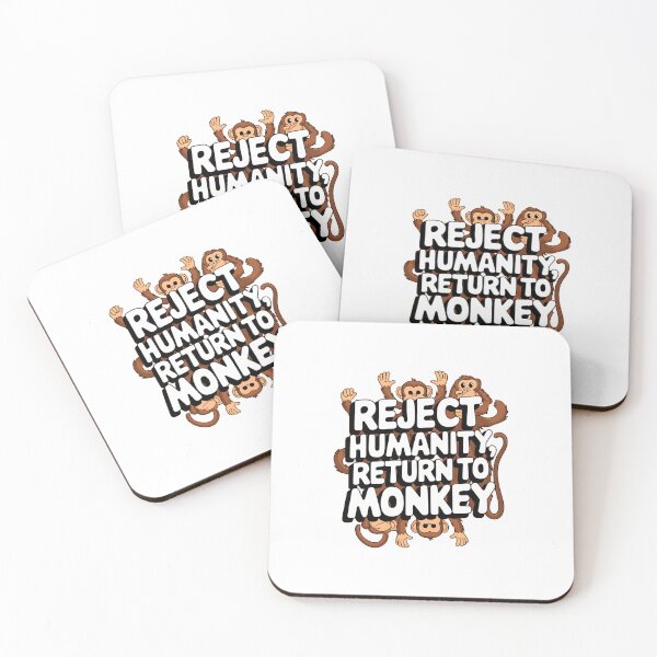 Item preview, Reject Humanity Return To Monkey designed and sold by MonkiFlipp.