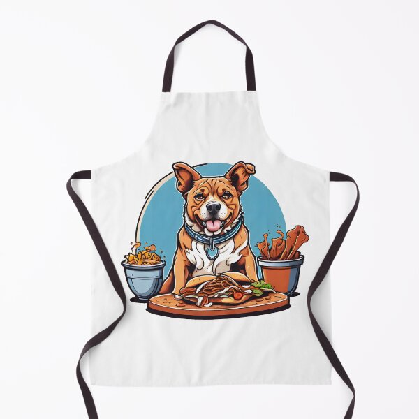 Aperçu de l'œuvre chien mignon mangeant des gyros créée et vendue par Karaz's Animal Kingdom.