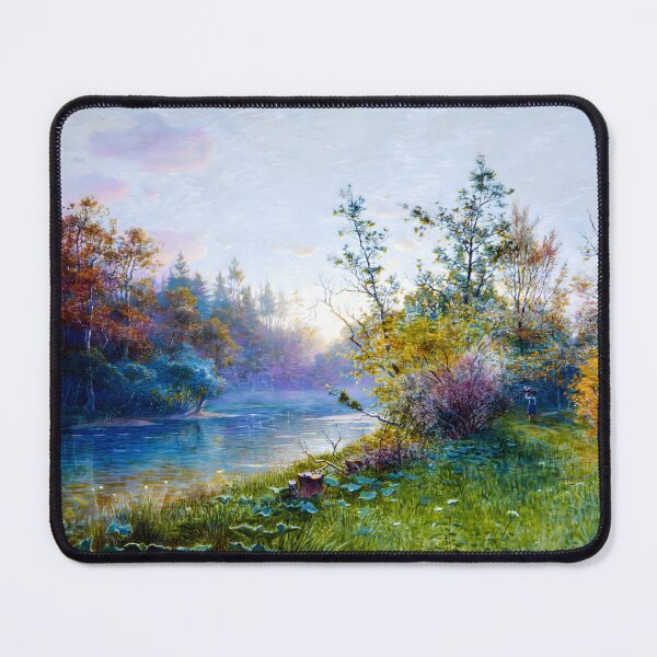 Item preview, Serene Waters – Historic Mill Scene by William Stanley Haseltine designed and sold by HistoryOnWalls.