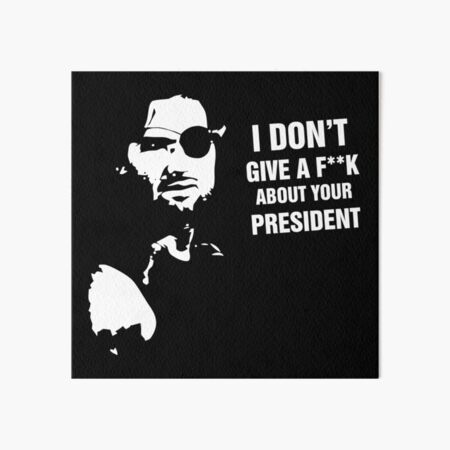 Artikel-Vorschau von Snake Plissken – I don’t give a f…k – Die Klapperschlange – New York 1997, designt und verkauft von MonsieurDagon.