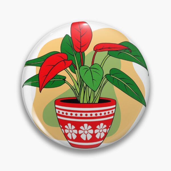 Item preview, Green Indoor House Plant Round Sticker designed and sold by colorleafz.